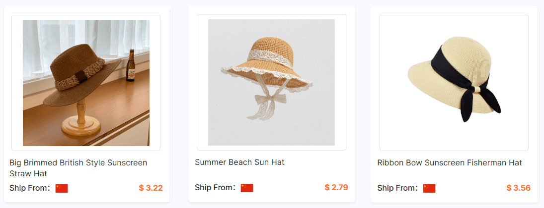 Straw Hats Drop shipping
