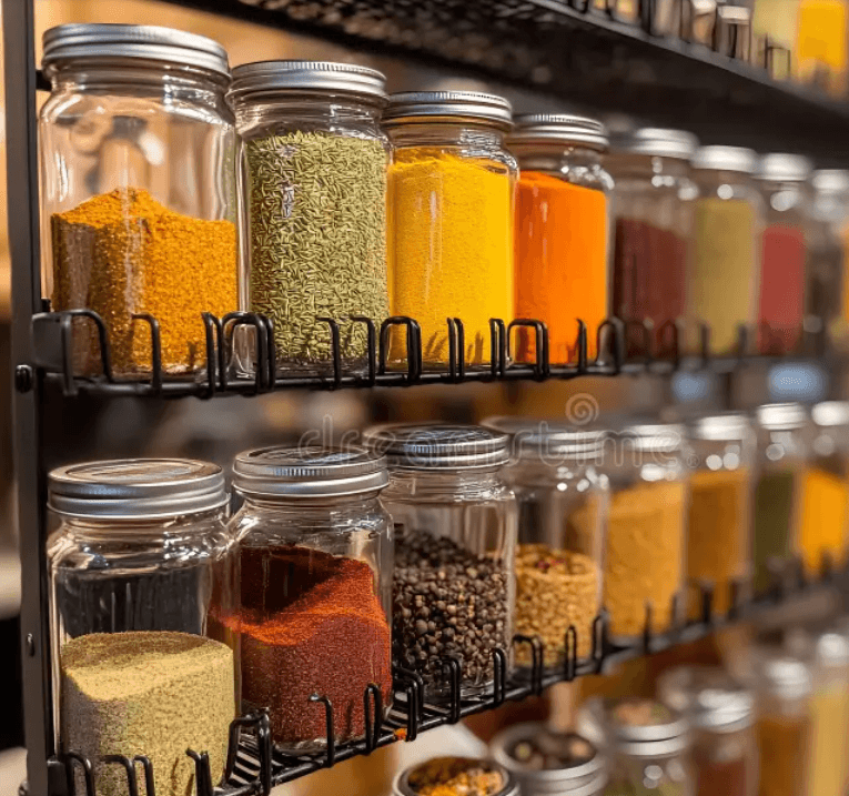 Dropshipping Wall-Mounted Magnetic Spice Jars