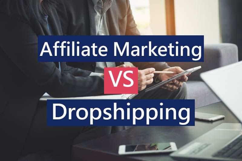 dropshipping vs affiliate marketing | oneclick online service