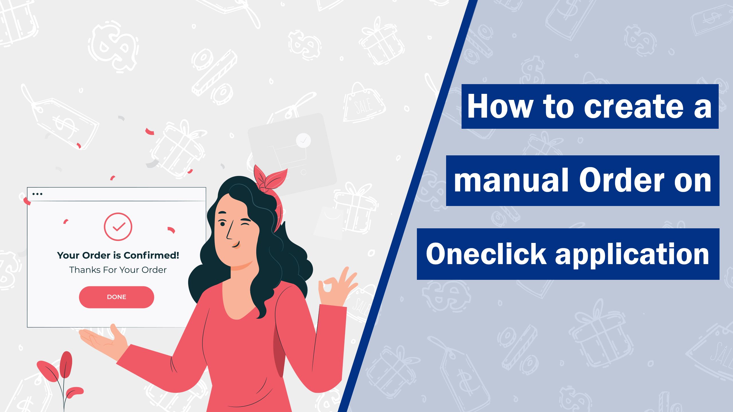 How to Create manual Order