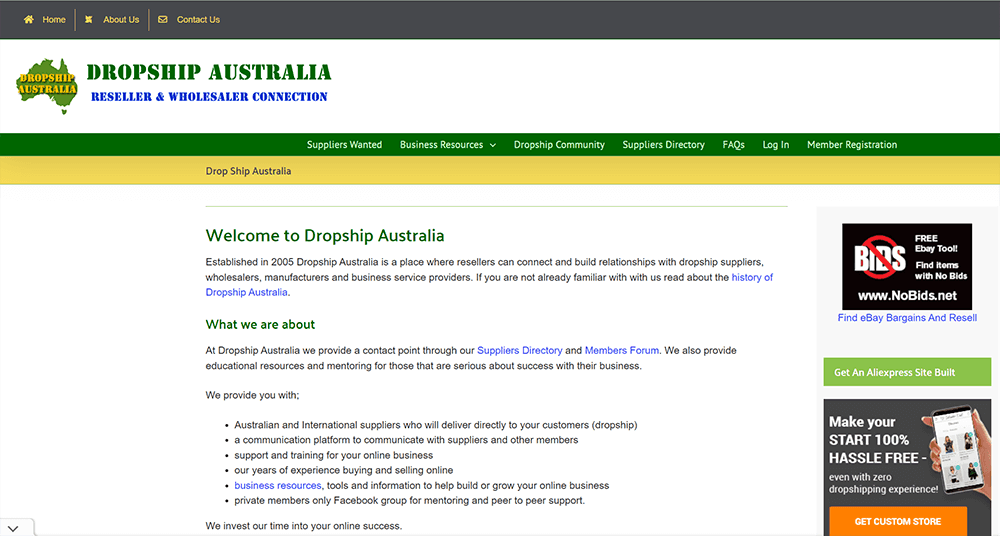 australia dropshipping suppliers