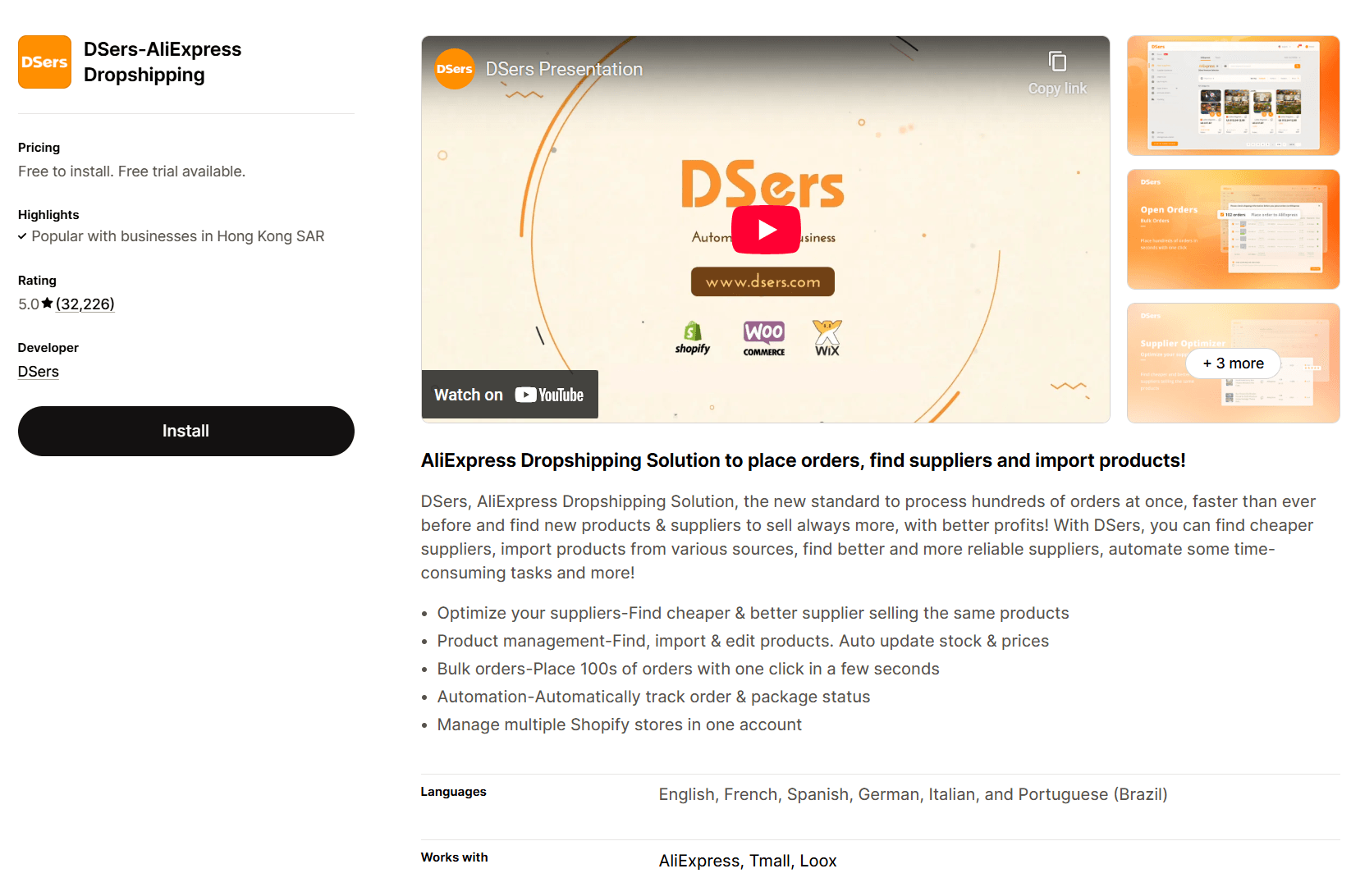 Dsers Dropshipping App