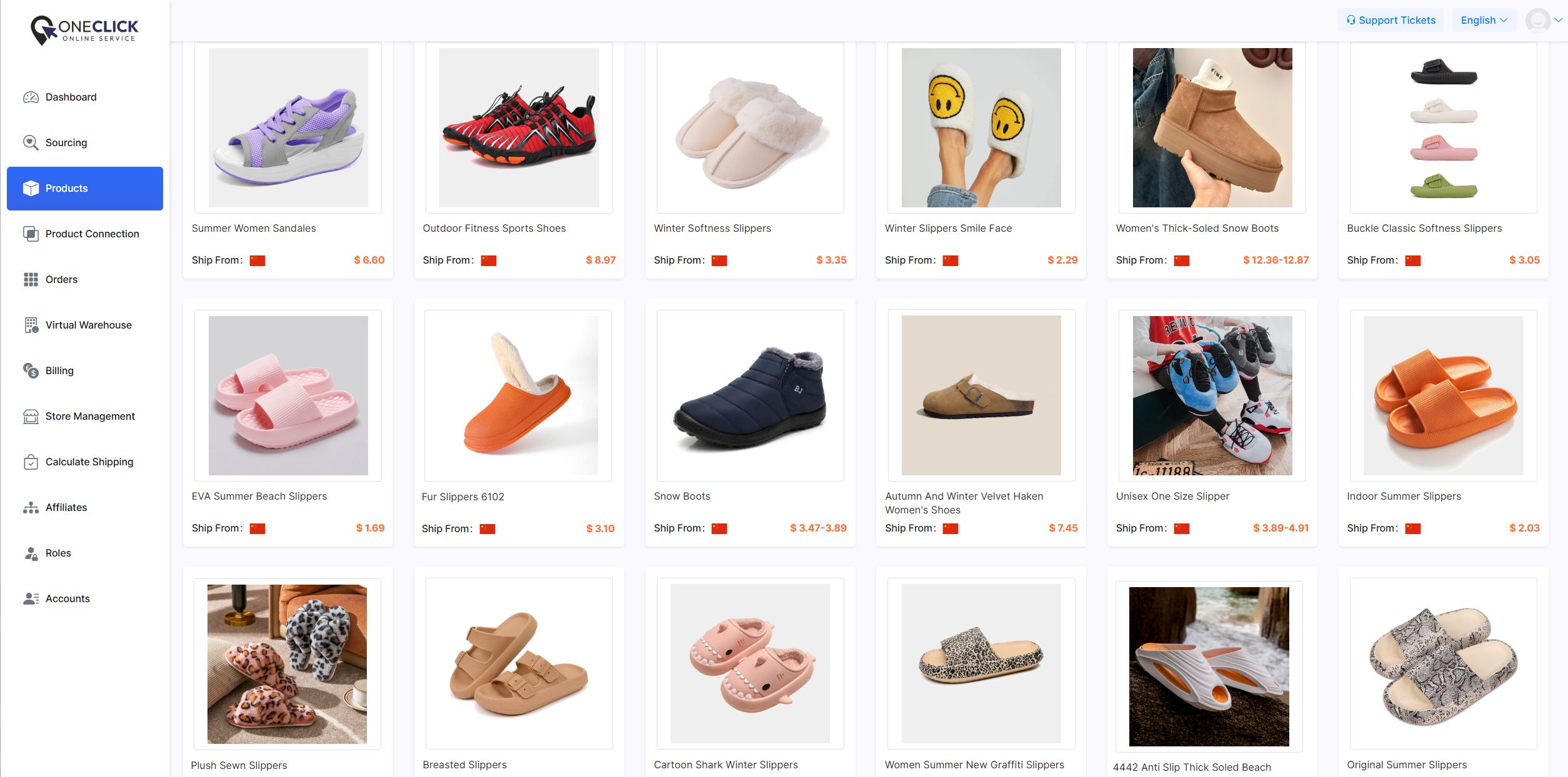 Dropshipping Slippers