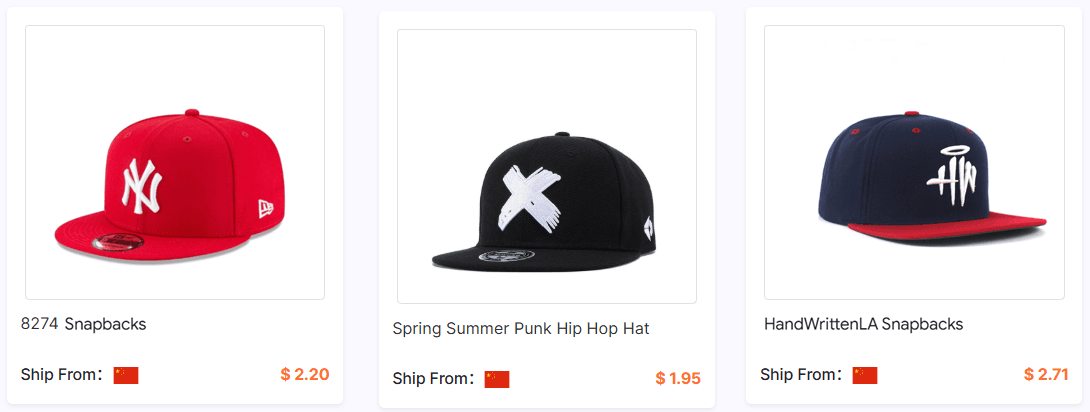 Snapbacks Baseball Caps Dropshipping