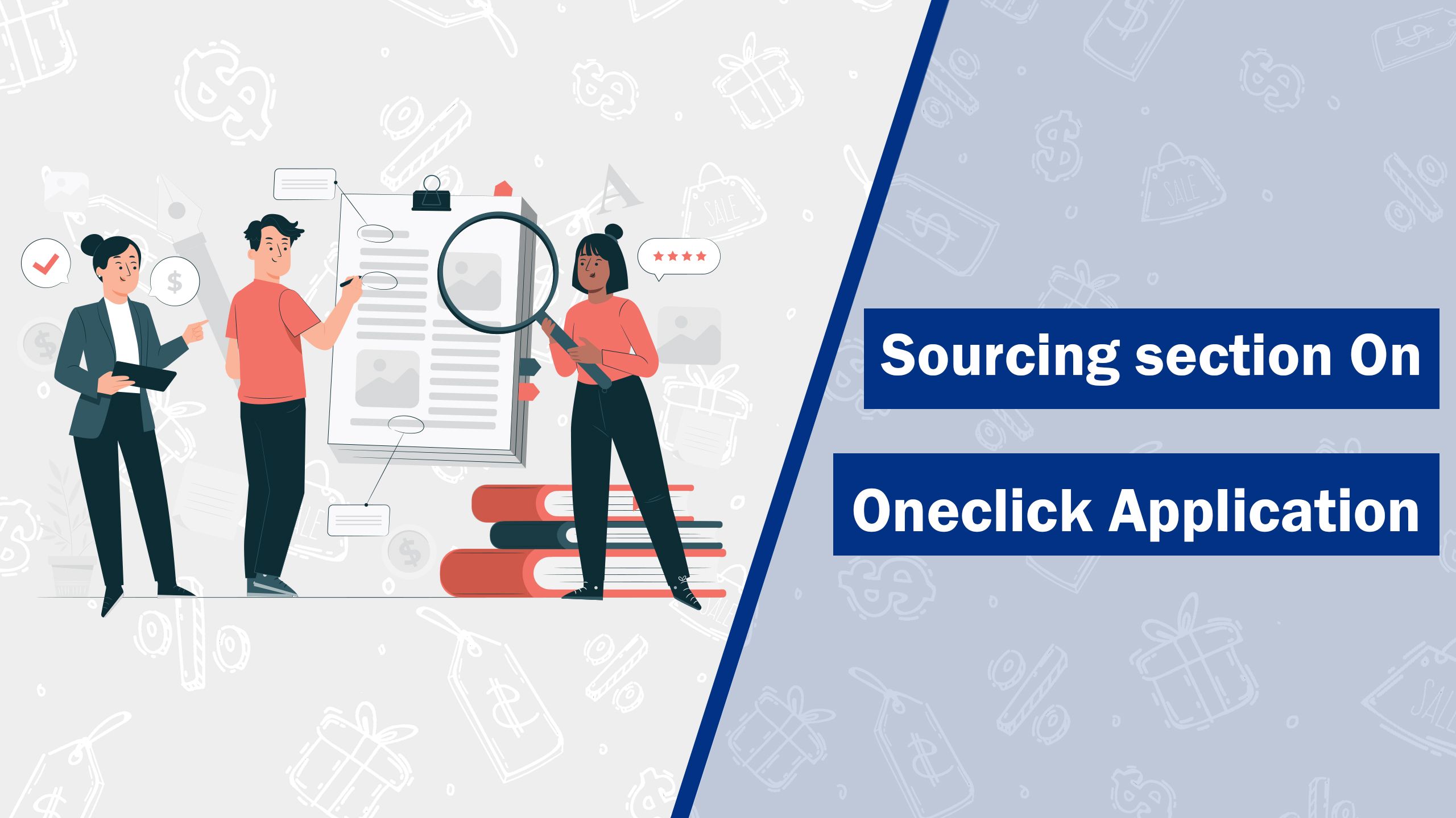 Sourcing product on ONECLICK App