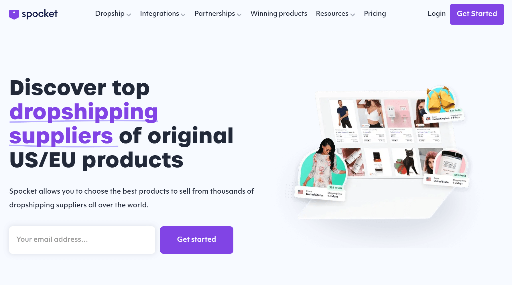 spocket free dropshipping suppliers
