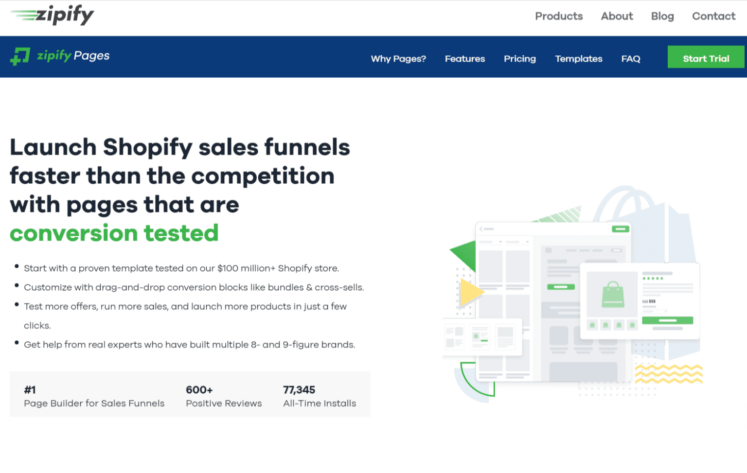 zipify shopify page builder tools